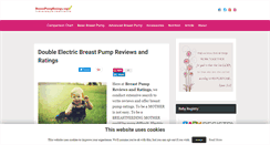 Desktop Screenshot of breastpumpratings.org